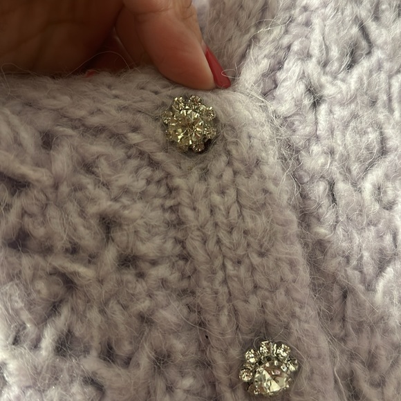 MNG lilac cardigan - Picture 3 of 4